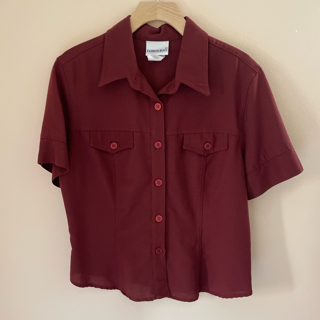 Vintage Brown Camp Shirt